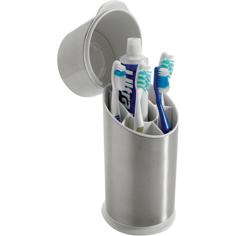 foto del prodotto oxo good grips organizer per spazzolino da denti, in acciaio inox, 24 cm