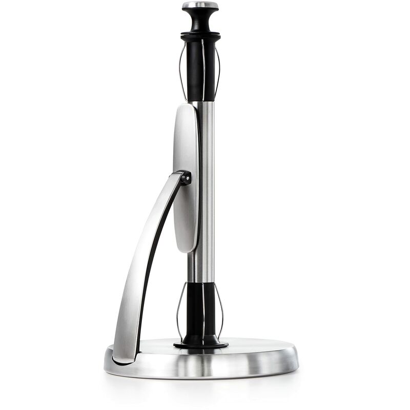 foto del prodotto oxo good grips simplytear porta asciugamani di carta, in acciaio inox spazzolato