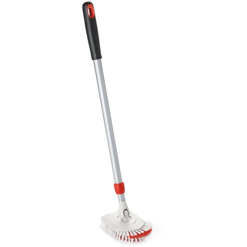 foto del prodotto oxo good grips spazzola per piastrelle e vasca da bagno, allungabile, multicolore