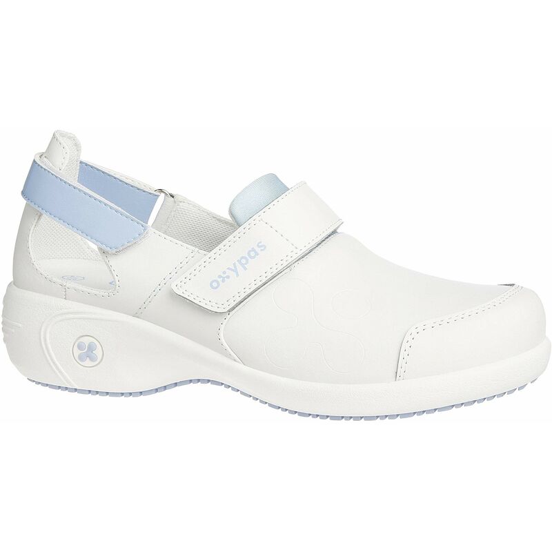 foto del prodotto oxypas move up salma slip resistant, antistatic nursing shoes, white blue light blue , 4 uk 37 eu 