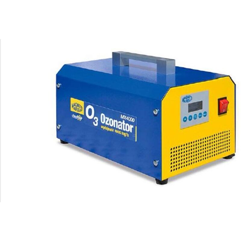 foto del prodotto ozonator mx 4000, blu giallo magneti marelli
