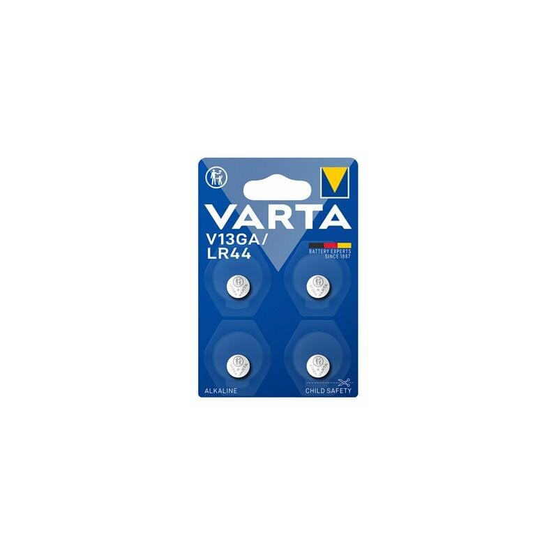 foto del prodotto p lr buttone lr44 alcalinetata blister 4 unit durata lunga