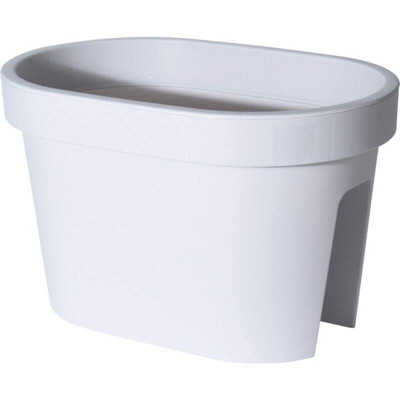 foto del prodotto p.outillage vaso fioriera da balcone rettangolare per ringhiera da esterno per fiori e piante 40 cm ocra
