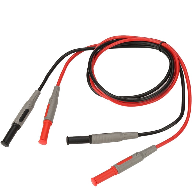 foto del prodotto p1032 cavo per multimetro da 4 mm con spina a banana stampato ad iniezione da dritto a dritto eosnow