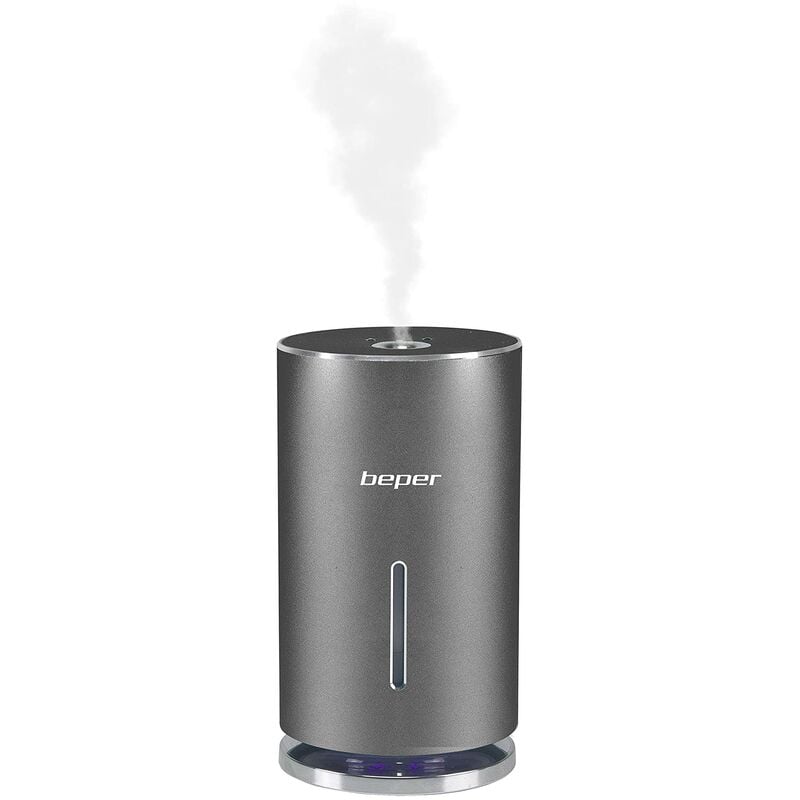 foto del prodotto p201utp010 dispenser nebulizzatore disinfettante mani e oggetti,2 4w, capacit 135ml, contactless, batteria ricaricabile con cavo usb, grigio scuro