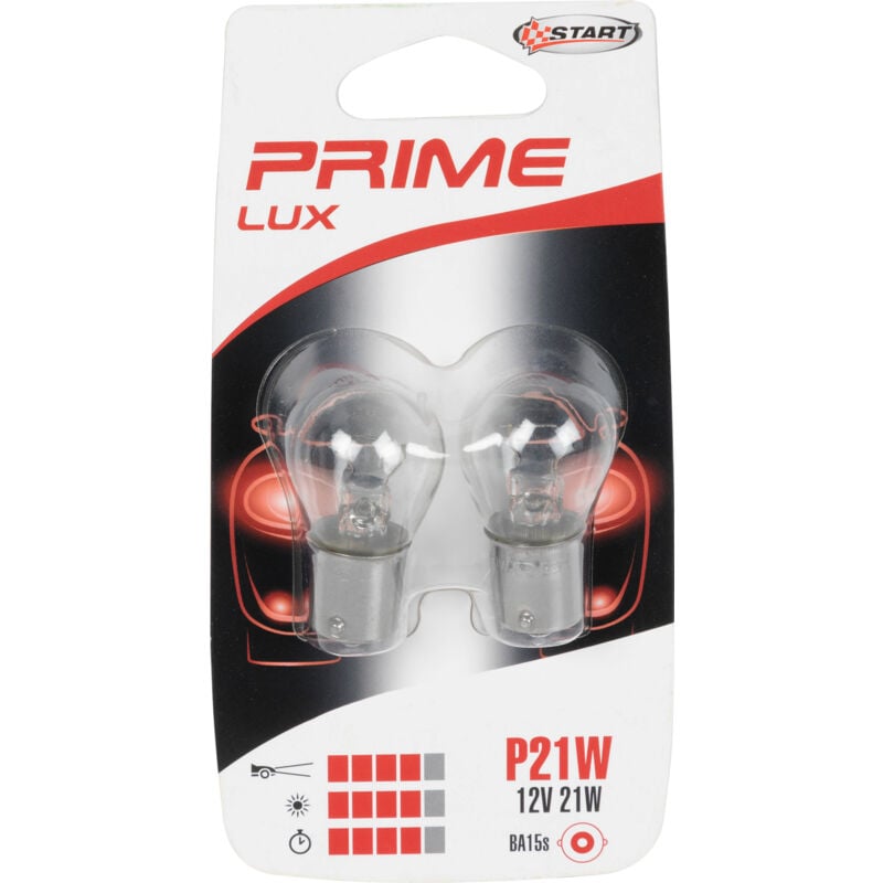 foto del prodotto p21w coppia di lampadine per luci lampeggiatori auto 12v 21w ba15s