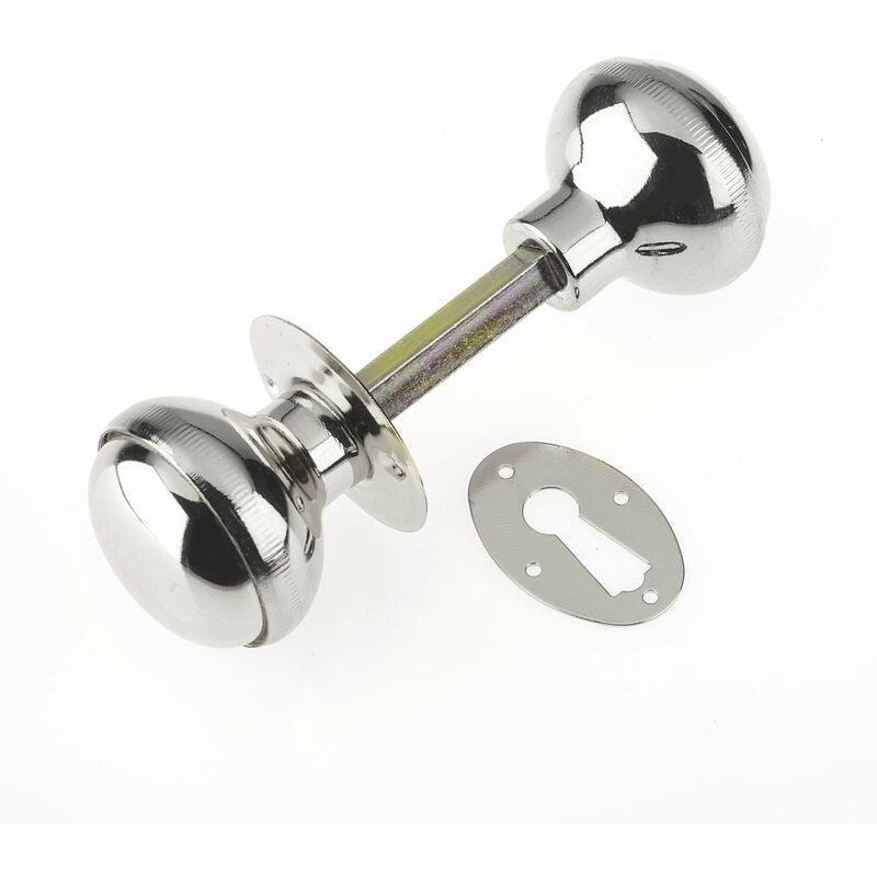 foto del prodotto p405 ch pomello per cerchione, diametro maniglia, adatto per porte interne, finitura cromata, 43 mm yale