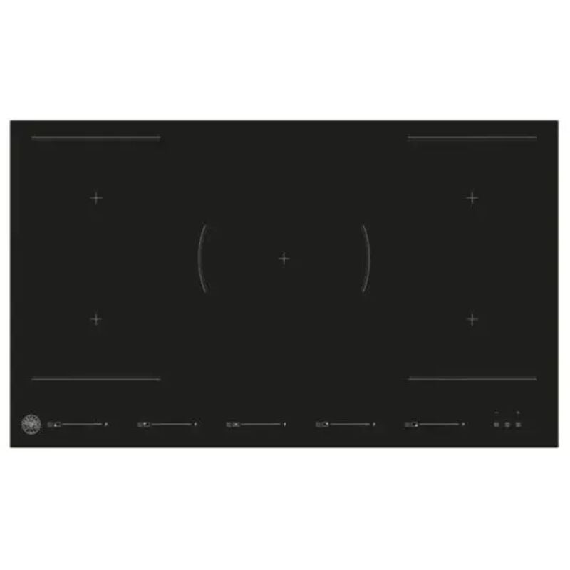 foto del prodotto p905i2m30nvs. colore del prodotto nero, posizionamento dell'apparecchio da incasso, dimensione della larghezza del piano cottura 90 cm. tipo di