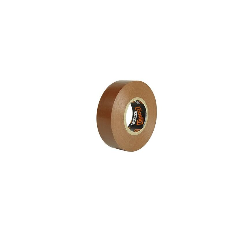 foto del prodotto pacchetto. 10 rotoli nastro isolante marrone 19mm x20mt miarco