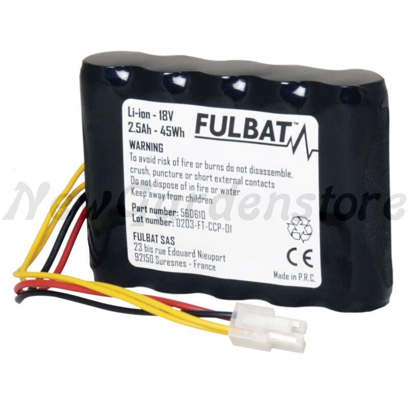 foto del prodotto pacchetto batteria per robot rasaerba tagliaerba tosaerba flymo 57953067