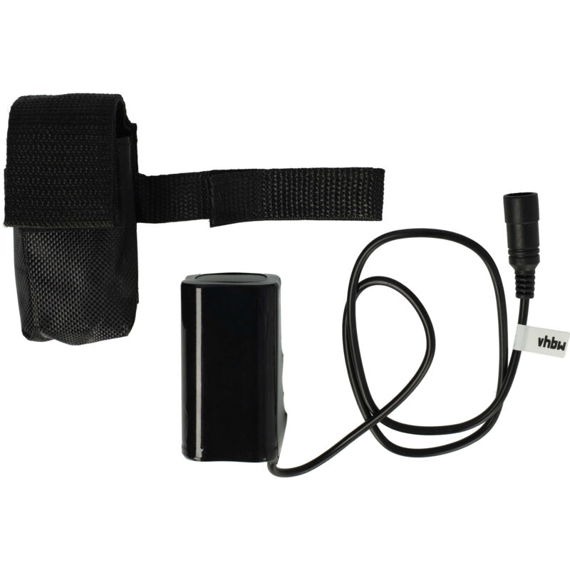 foto del prodotto pacco batteria per faretti, fanalini per biciclette 6ah, 8,4v, li ion vhbw