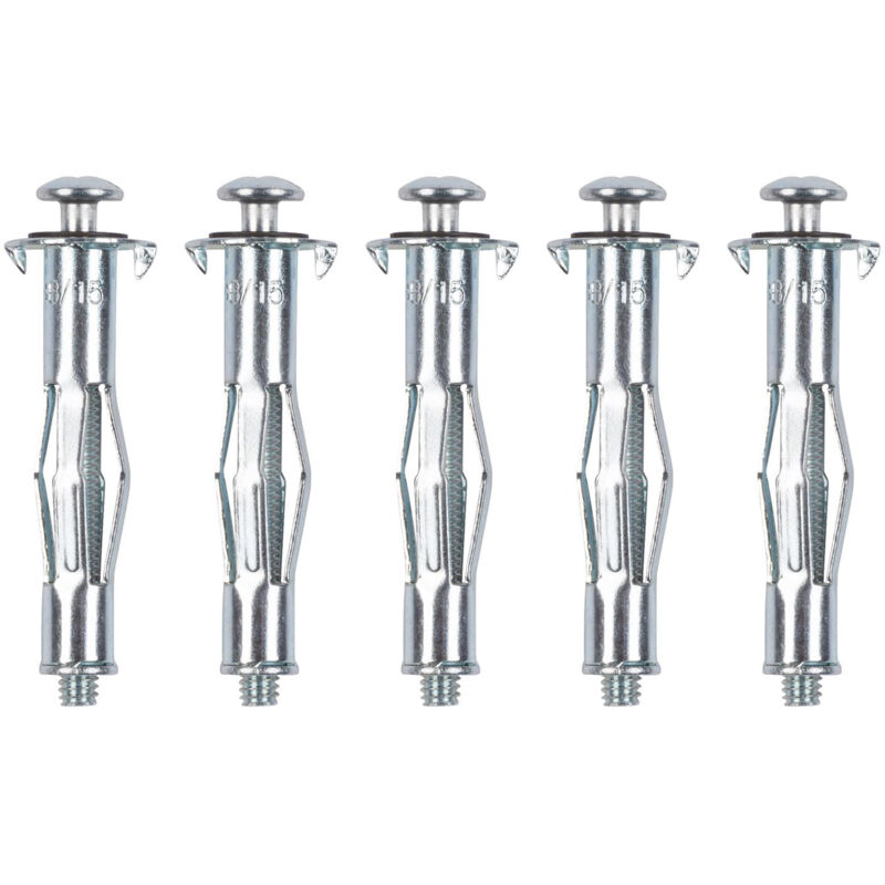 foto del prodotto pacco di 5 tasselli in metallo ad espansione kreator m4 x 38mm