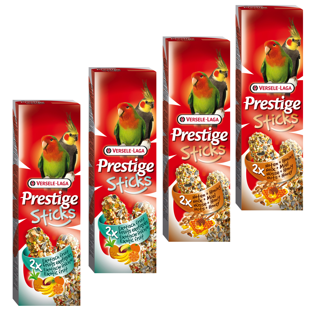 foto del prodotto pacco misto versele laga prestige sticks parrocchetti 4 x 2 stick 560 g 