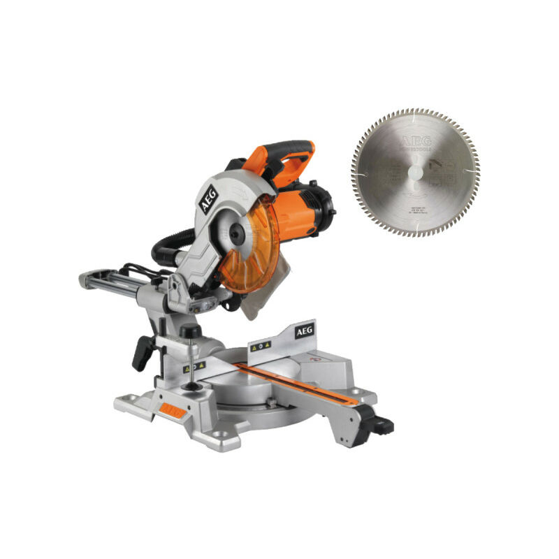 foto del prodotto pack aeg troncatrice elettrica 1800w 254mm ps 254 l lama radiale 80 denti 3,2x254mm 4932430472