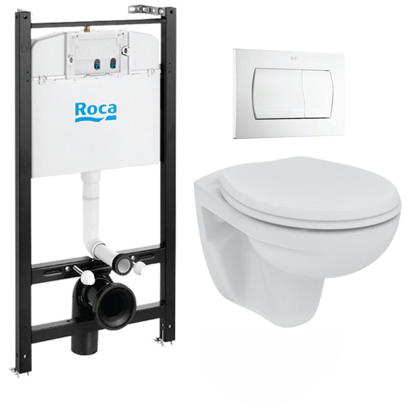 foto del prodotto pack wc telaio roca active vaso sospeso porcher senza flangia placca di comando bianca rocaactiveporcher 1 de swiss aqua technologies