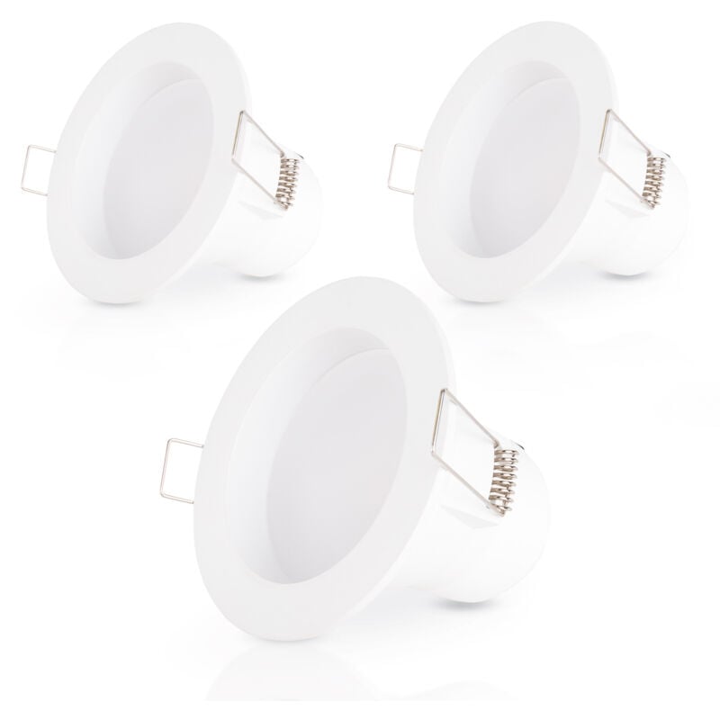 foto del prodotto paco home faretto da incasso spotlight luce guardaroba lampada sottopensile cucina bianco, 3x led rigido fisso