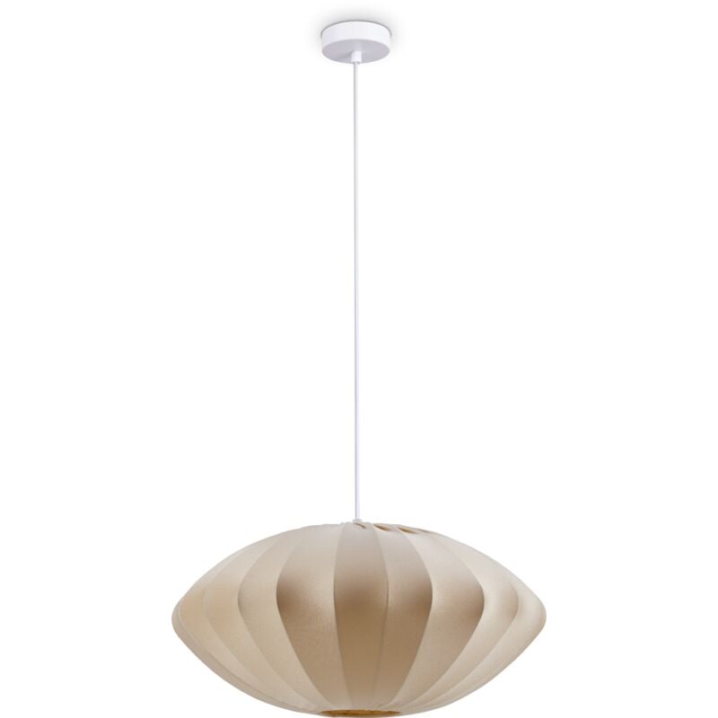 foto del prodotto paco home l mpara colgante luminaria de suspensi n sal n dormitorio comedor moderna nylon e27 beige, luce a sospensione tipo 6