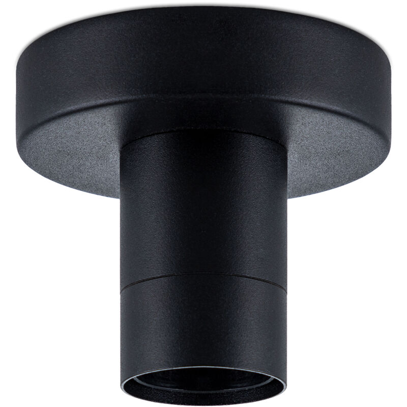 foto del prodotto paco home lampada a plafone plafoniera stabile e27 monoemissione facile montaggio nero, ambra g125 300 lumen 5w
