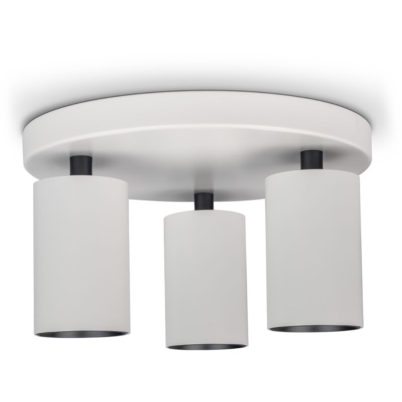 foto del prodotto paco home lampada a plafone soggiorno parete spot orientabili moderna cucina camera da letto bianco nero, tipo 2 3x gu10