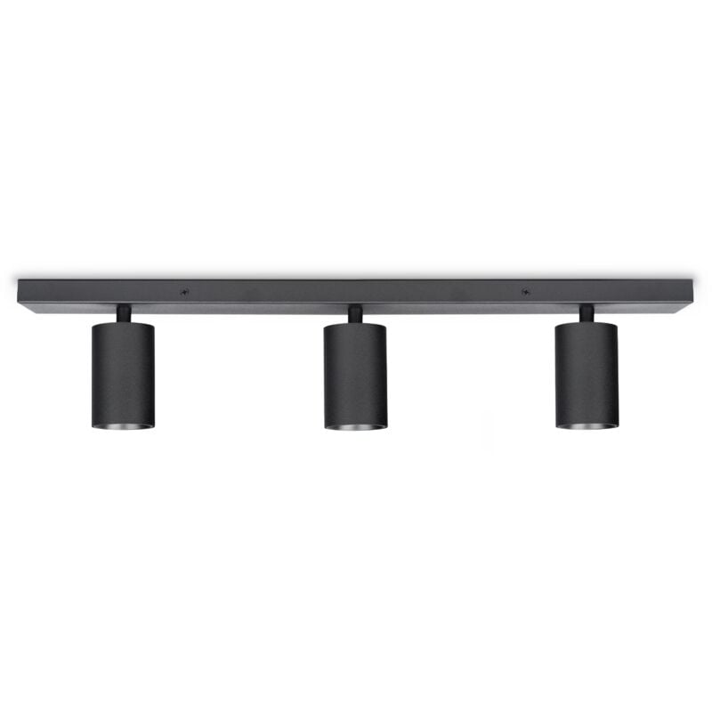 foto del prodotto paco home lampada a plafone soggiorno parete spot orientabili moderna cucina camera da letto nero, tipo 1 3x gu10
