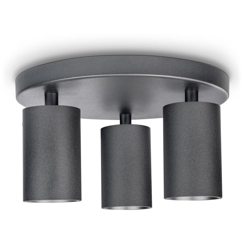 foto del prodotto paco home lampada a plafone soggiorno parete spot orientabili moderna cucina camera da letto nero, tipo 2 3x gu10