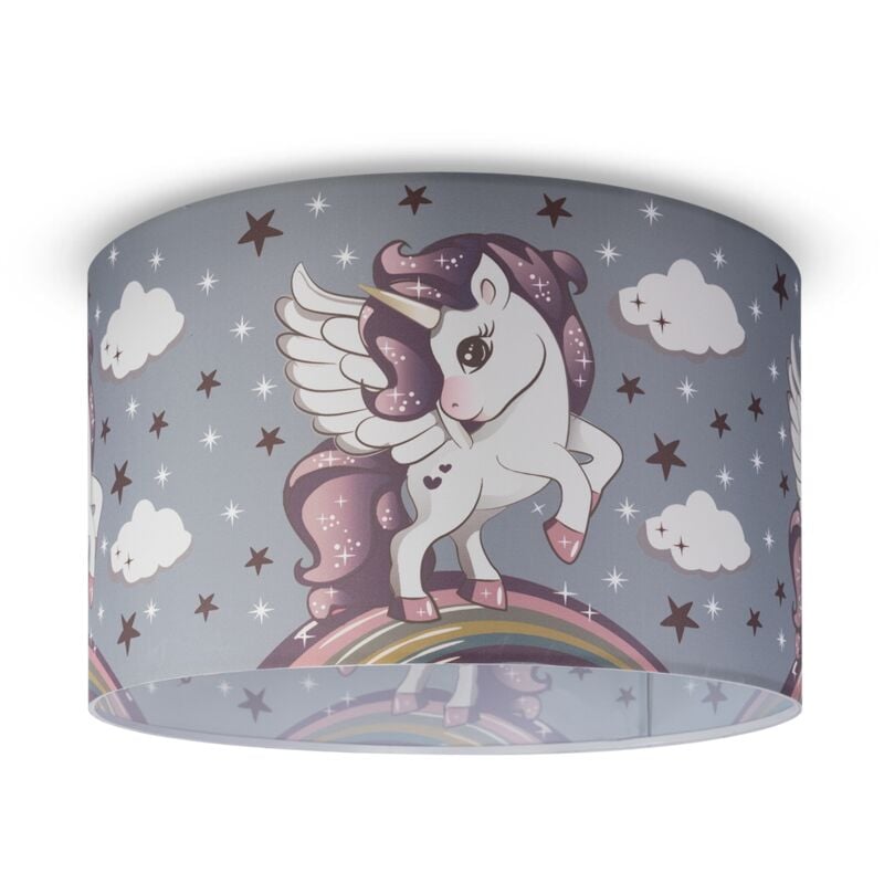 foto del prodotto paco home lampada a soffitto sospensione cameretta dei bambini vigili del fuoco strada polizia e27 design 4 45,5 cm , plafoniera bianca