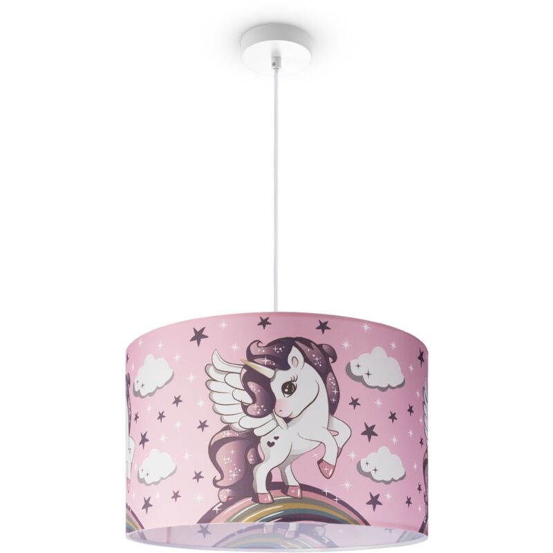 foto del prodotto paco home lampada a soffitto sospensione cameretta dei bambini vigili del fuoco strada polizia e27 luce a sospensione bianca, design 5 45,5 cm 