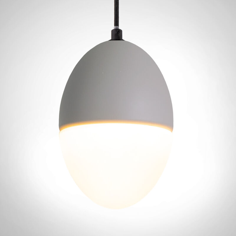 foto del prodotto paco home lampada a sospensione a , e27, per soggiorno, sala da pranzo, cucina, regolabile in altezza b ton gris, senza illuminante