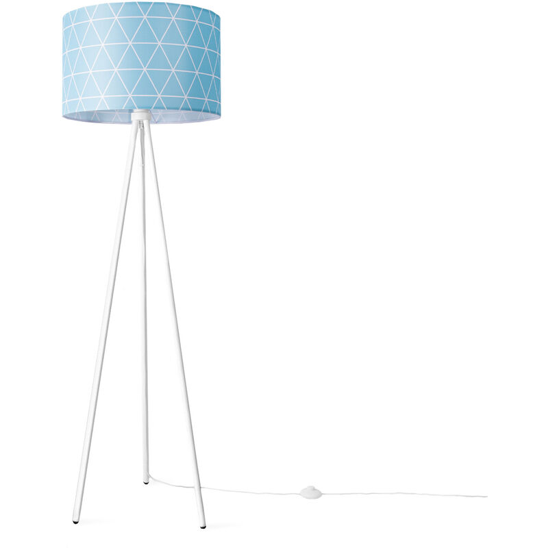 foto del prodotto paco home lampada da terra soggiorno camera e27 scandinava decorazione rosa grigio blu blu 455cm , lampada da terra bianca