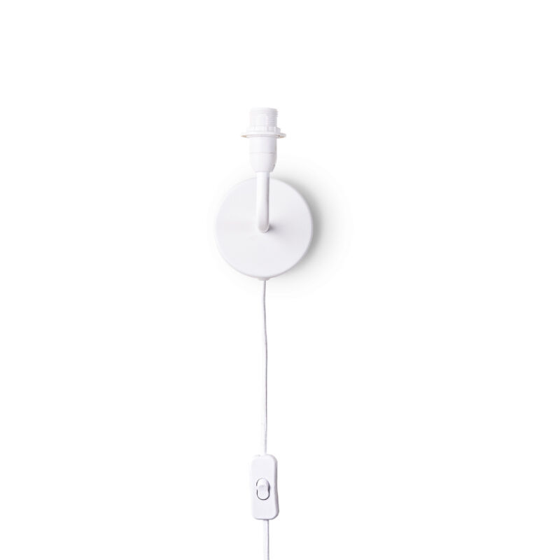 foto del prodotto paco home lampada parete interni con interruttore corridoio lampada soggiorno cavo 3m e14 lampada da parete, bianca