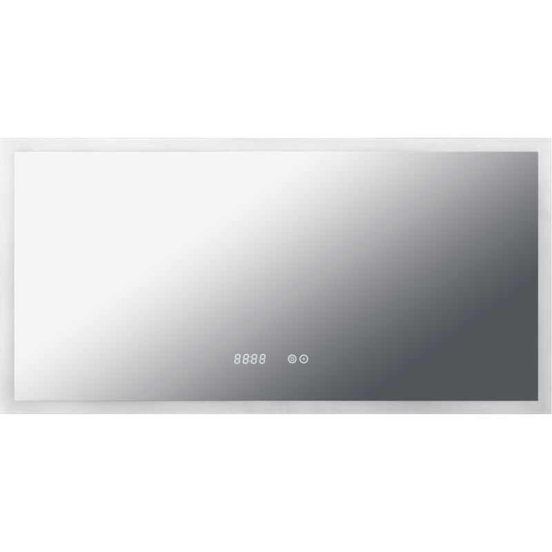 foto del prodotto paco home led espejo ba o interruptor t ctil funci n memoria elegante moderna cosm tica tipo 1, 120x60 cm