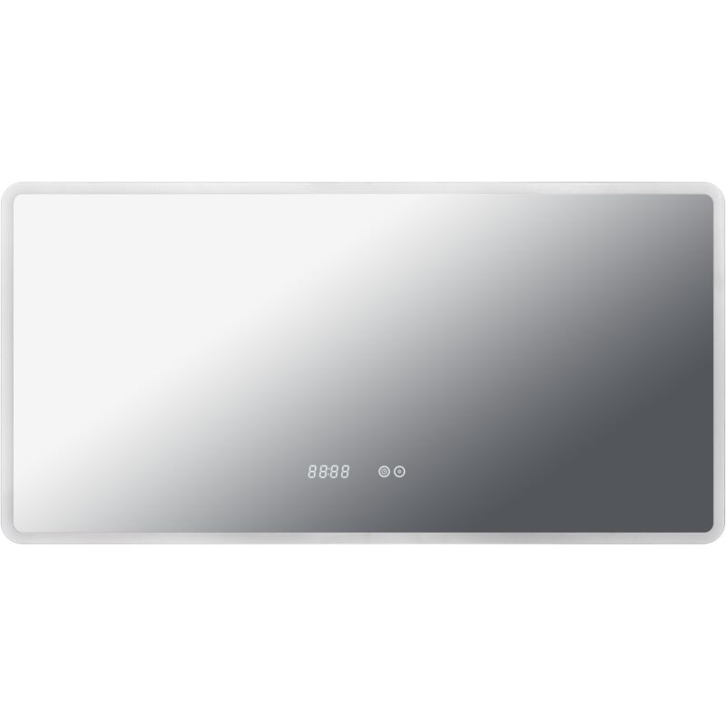 foto del prodotto paco home led espejo ba o interruptor t ctil funci n memoria elegante moderna cosm tica tipo 2, 120x60 cm