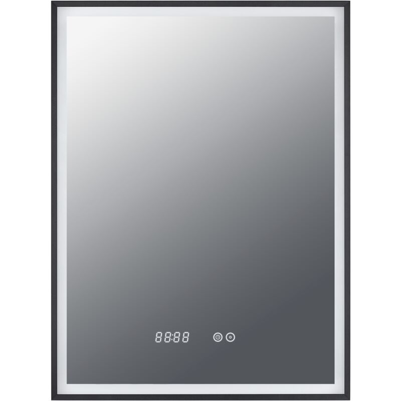 foto del prodotto paco home - led espejo ba o interruptor t ctil funci n memoria elegante moderna cosm tica tipo 6, 60x80 cm