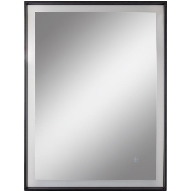 foto del prodotto paco home specchio specchio per trucco con luce bagno illuminazione indiretta rettangolare 60x80 cm , tipo 1