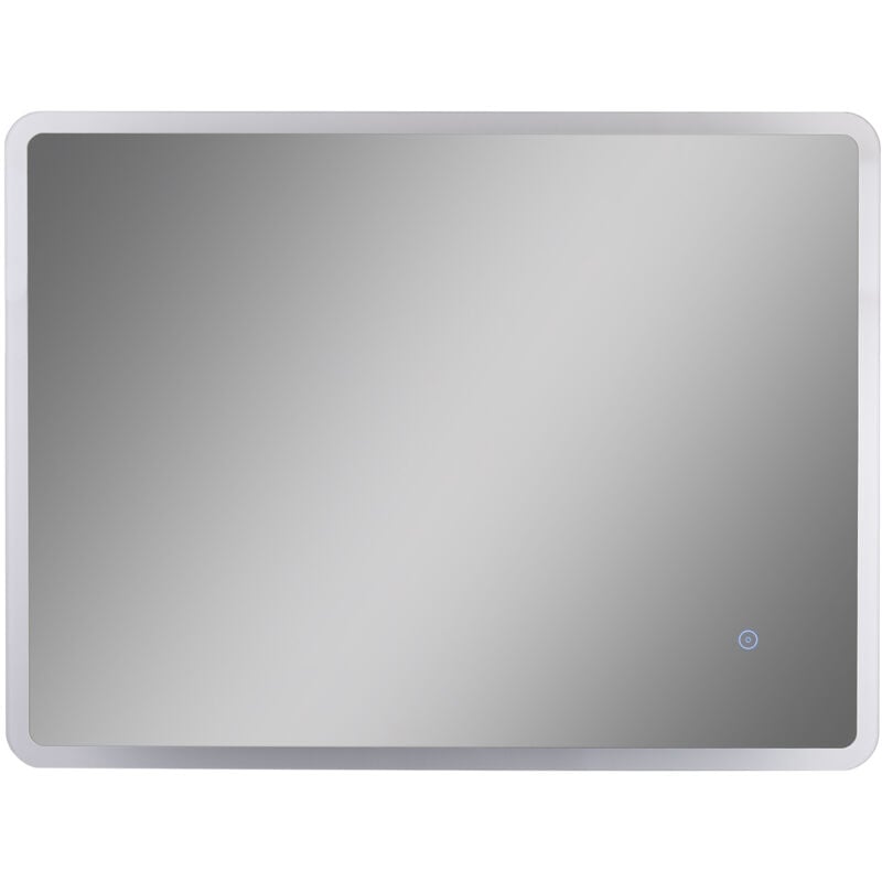 foto del prodotto paco home specchio specchio per trucco con luce bagno illuminazione indiretta tipo 3, rettangolare 60x80 cm 