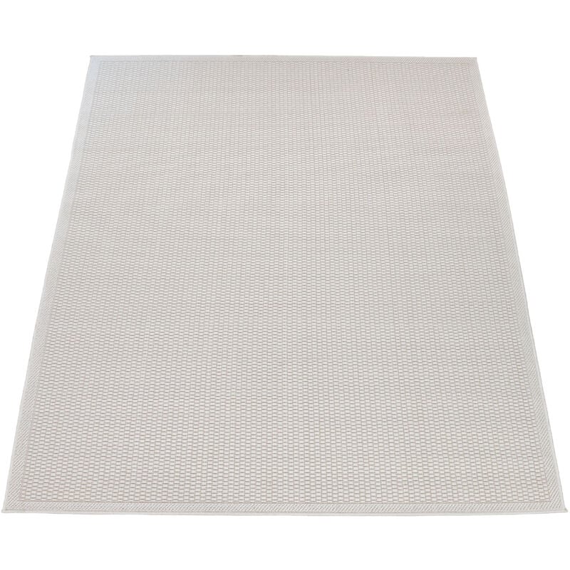 foto del prodotto paco home tappeto da esterni per terrazza e balcone, da cucina, tinta unita, crema beige 200x280 cm