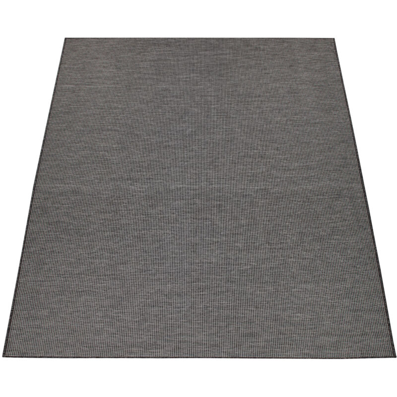 foto del prodotto paco home tappeto per interni ed esterni, per soggiorno, balcone, terrazza, piatto, grigio 120x160 cm
