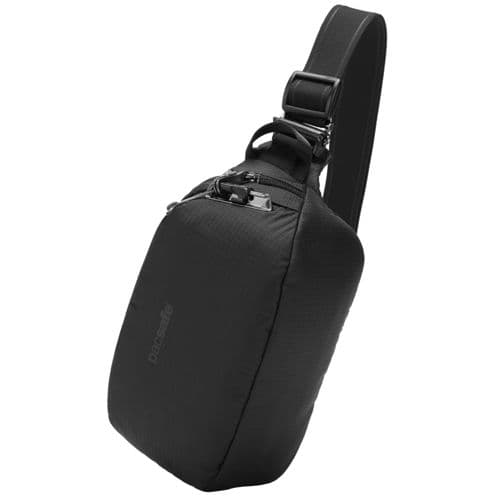 foto del prodotto pacsafe vibe 100 hip pack jet nero