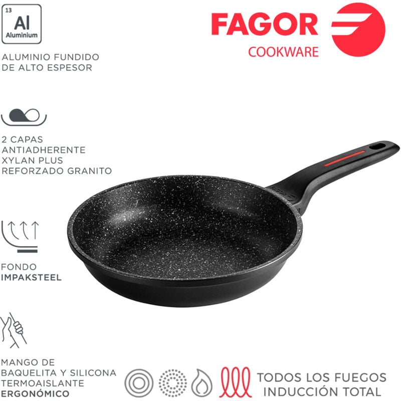 foto del prodotto padella alutherm 18cm alluminio 3004 fagor