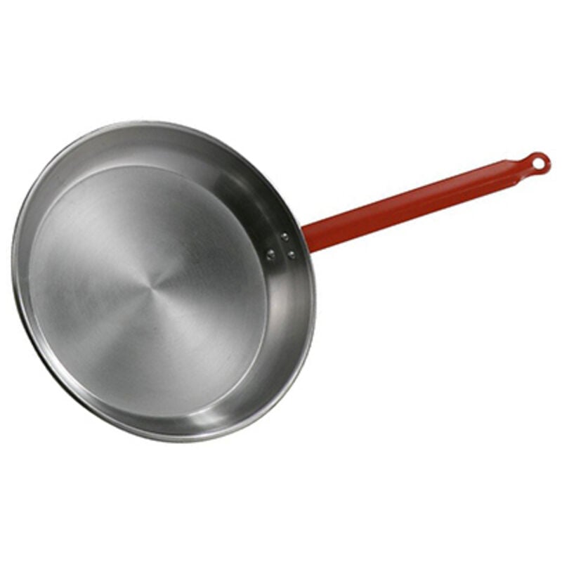 foto del prodotto padella liscia lucidata 28cm manico ideale