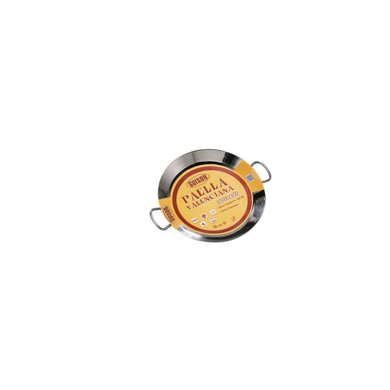foto del prodotto padella per paella in acciaio inox stufato 32cm induzione 74032 garcima