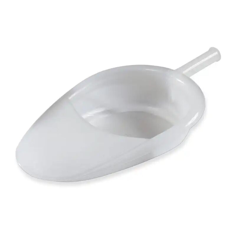 foto del prodotto padella sanitaria per ammalati e degenti in plastica pala con manico 52x28 cm