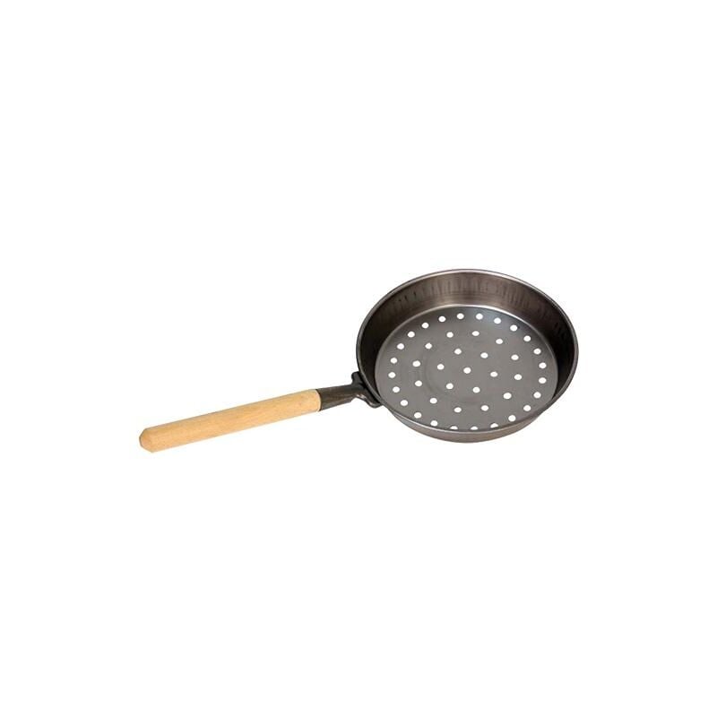 foto del prodotto padelle bucate p castagne m legno cm.30