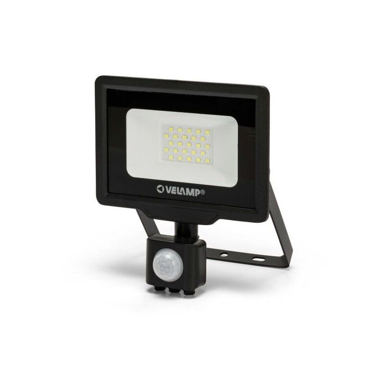foto del prodotto padlight5 proiettore led smd 50w ip44 6500k con sensore di movimento ir velamp