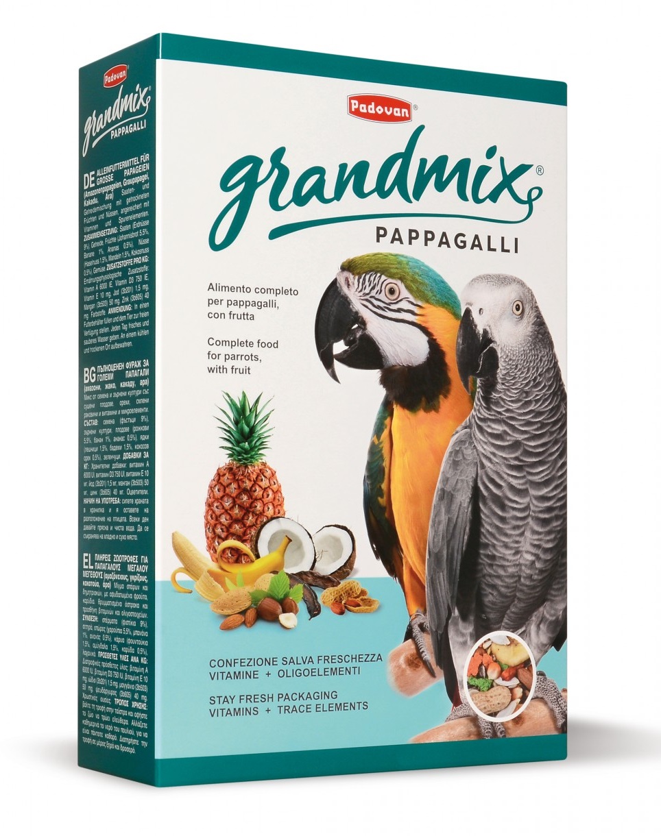 foto del prodotto padovan pappagalli grandmix 600 gr