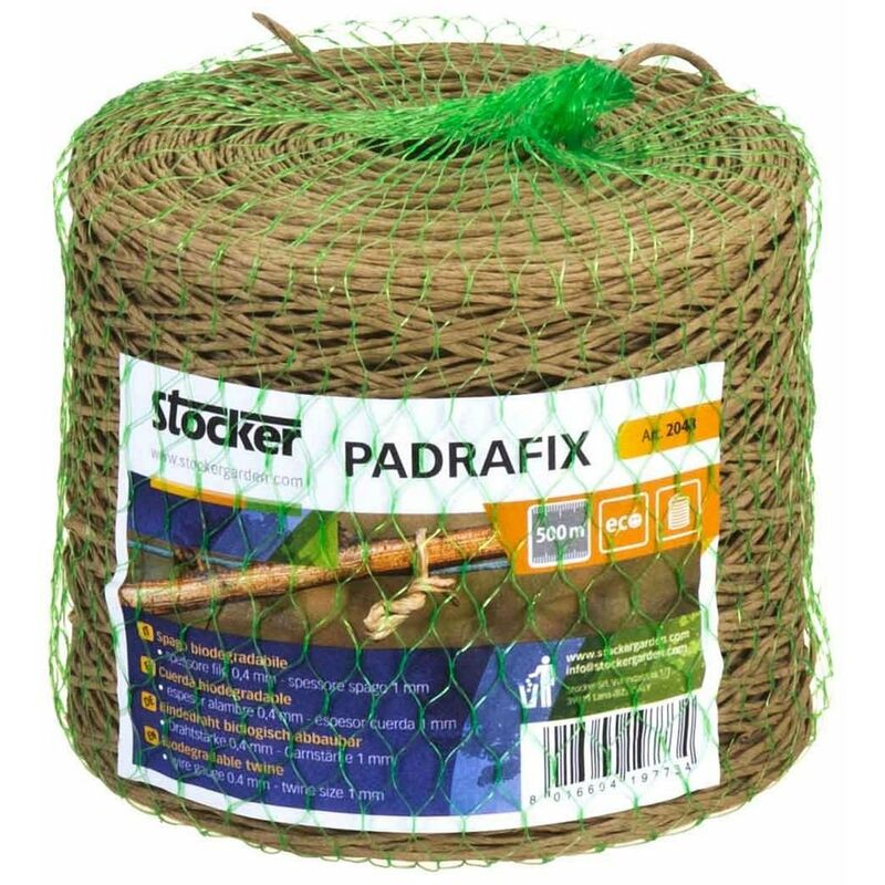 foto del prodotto padrafix spago biodegradabile 500 m x 1 mm stocker