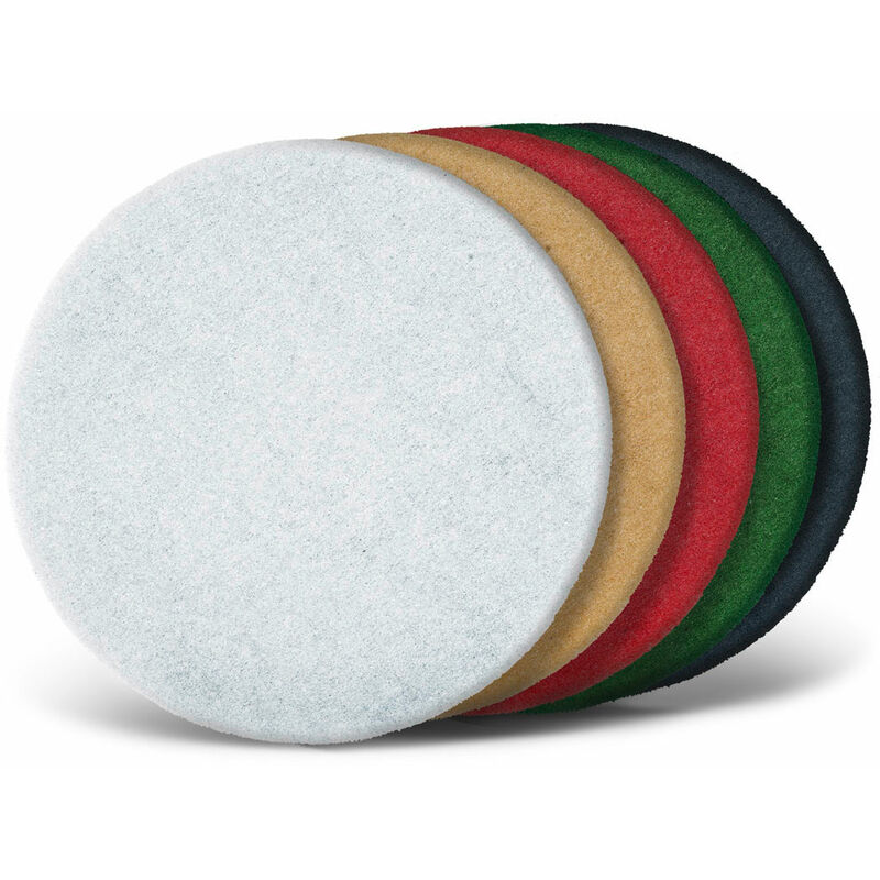 foto del prodotto pads superpad, 330 mm, p. monospazzole, poliestere 5 pz. bianco - menzer