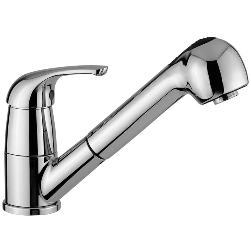 foto del prodotto paffoni apollo 3 miscelatore lavello monoforo con canna orientabile cromato codice prod apm3183cr