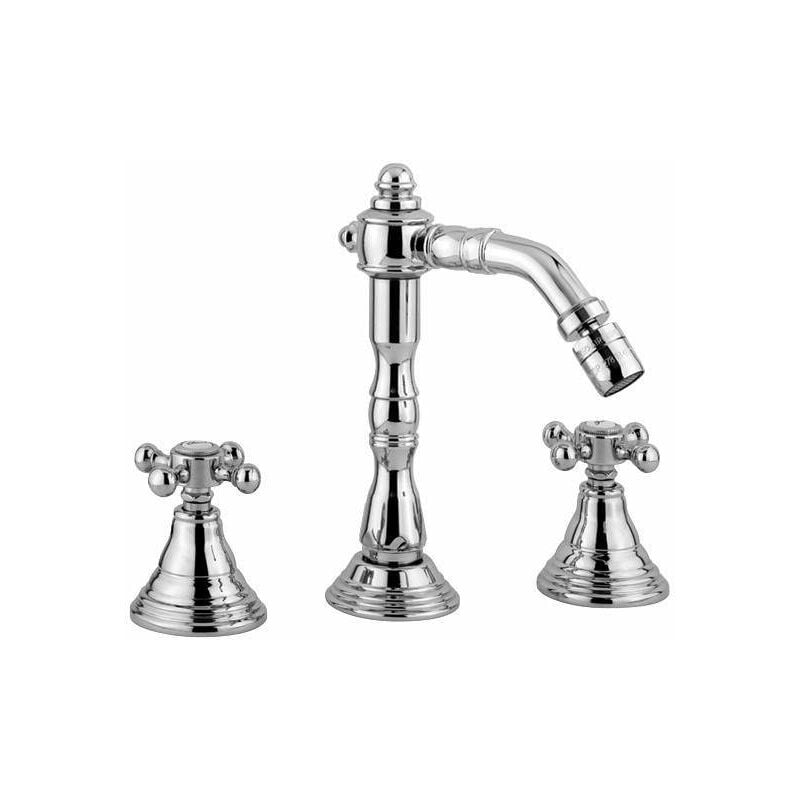 foto del prodotto paffoni batteria bidet con canna orientabile colore cromo oro belinda fblv118co cromo oro