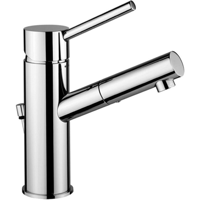 foto del prodotto paffoni birillo miscelatore lavabo con scarico automatico 1 1 4g bi075cr